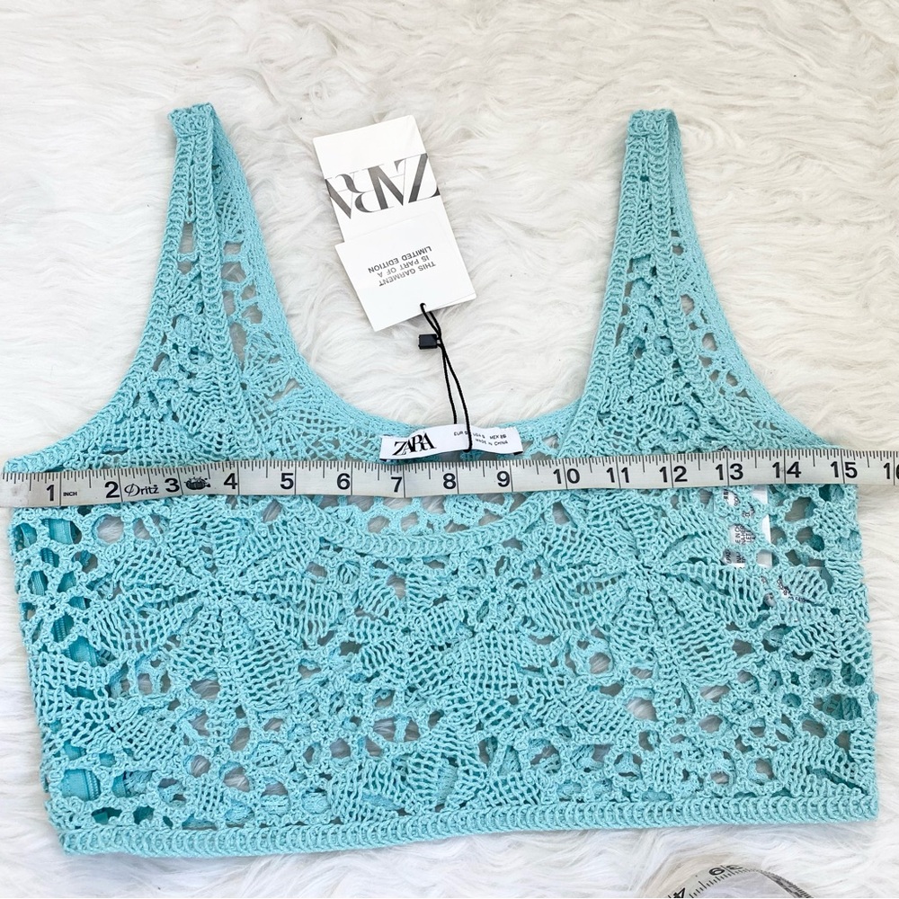 ZARA Crochet Lace Top - Picture 4 of 5